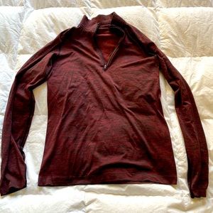 Lululemon Mens Medium Quarter Zip Long Sleeve